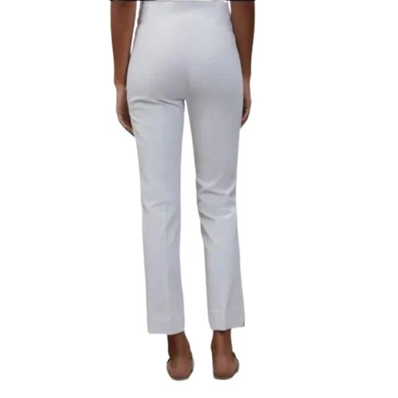 Lafayette 148 Bleecker Pants Jodhpur Cloth Cropped Ankle Pant White Size 16 - Picture 3 of 6